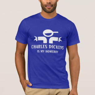 Charles Dickens t-shirt with funny quote