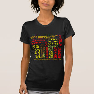 Charles Dickens Word Cloud T-Shirt