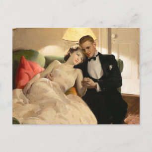 Charles Edward Chambers: Romantic Couple Postcard