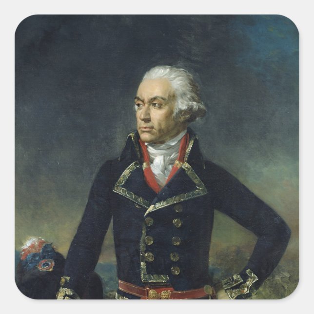 Charles-Francois du Perier Dumouriez Square Sticker (Front)