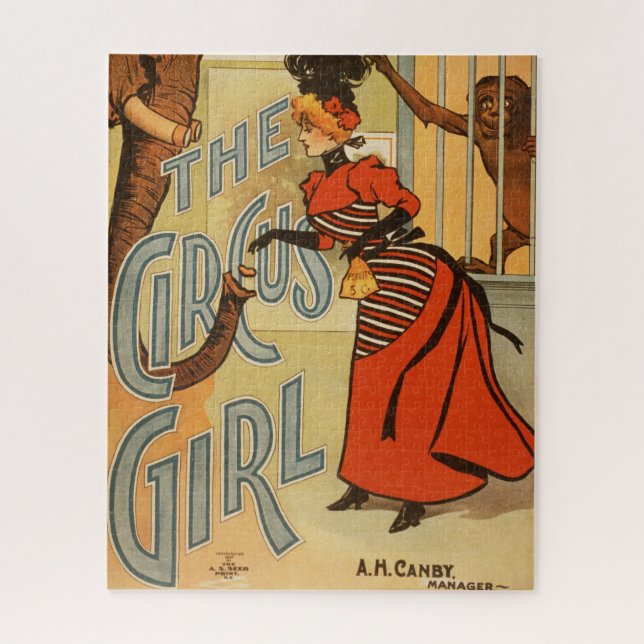 Charles Frohman's Production, The Circus Girl 2 Jigsaw Puzzle (Vertical)