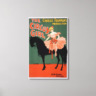 Charles Frohman's Production, The Circus Girl 3 Canvas Print