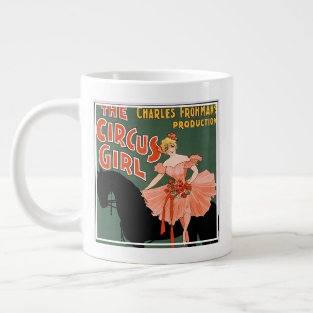 Charles Frohman's Production, The Circus Girl 3 Large Coffee Mug (Left)
