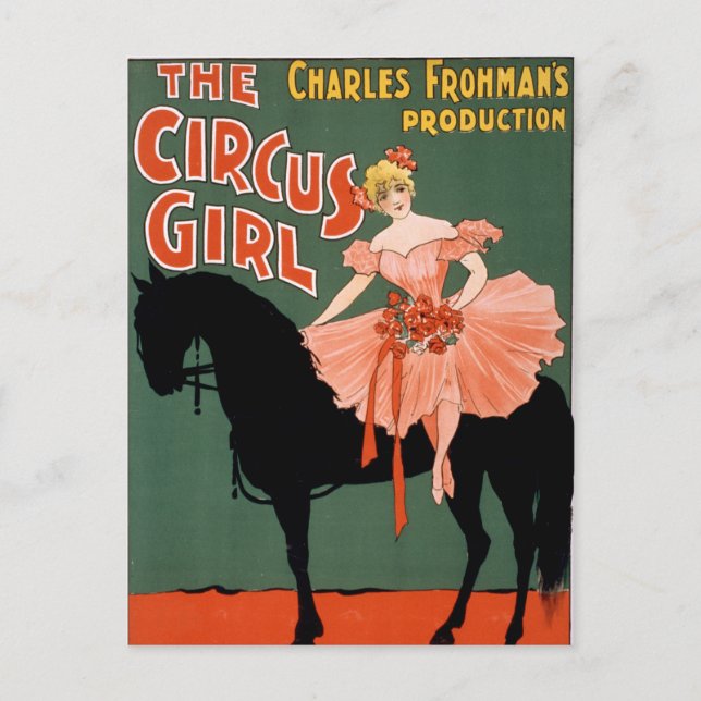 Charles Frohman's Production, The Circus Girl 3 Postcard (Front)