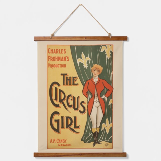 Charles Frohman's Production, The Circus Girl Hanging Tapestry (Front)
