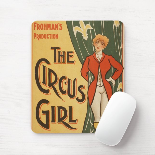 Charles Frohman's Production, The Circus Girl Mouse Mat (With Mouse)