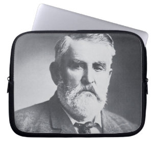 Charles Goodnight (b/w photo) Laptop Sleeve