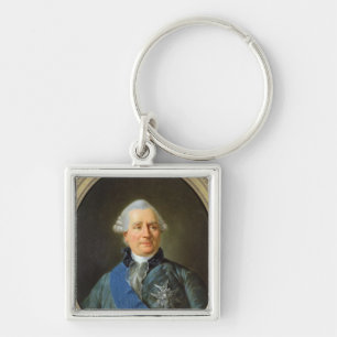 Charles Gravier  Count of Vergennes Key Ring