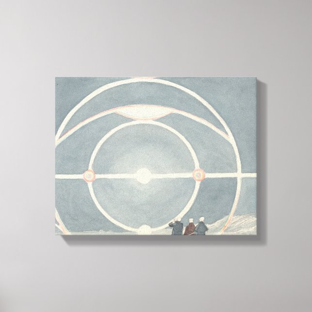 Charles Hamilton Smith - Halo with Three Parhelia Canvas Print (Front)