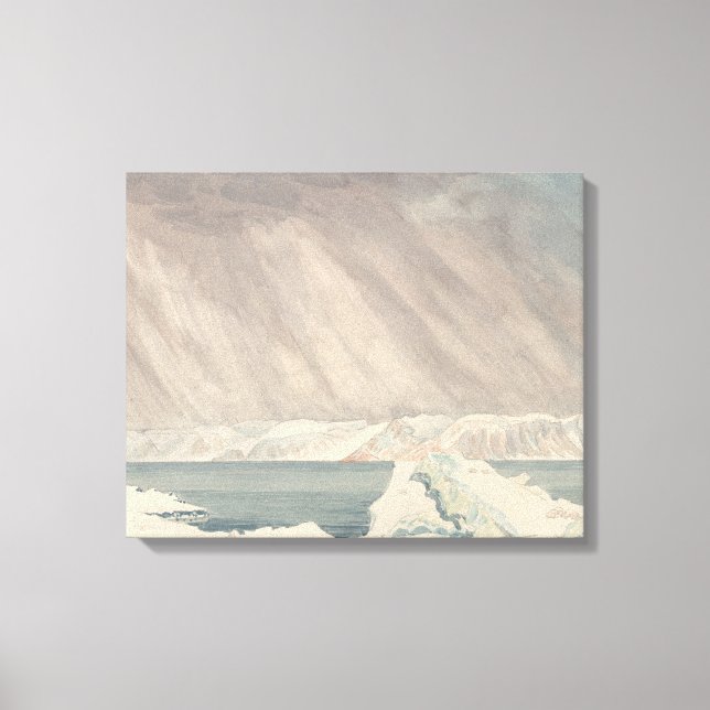 Charles Hamilton Smith - Spitzbergen, Bearing Canvas Print (Front)