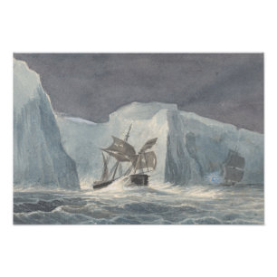 Charles Hamilton Smith - The Erebus Passing Photo Print