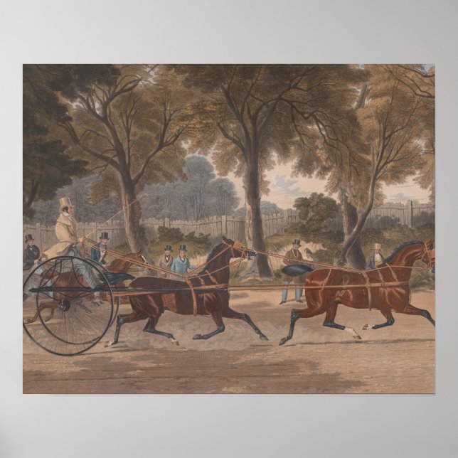 Charles Hunt - Extraordinary Trotting Match Poster (Front)