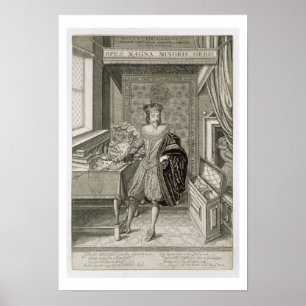 Charles I (1600-49) (engraving) Poster