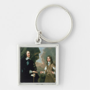 Charles I and James, Duke of York , c.1647 Key Ring