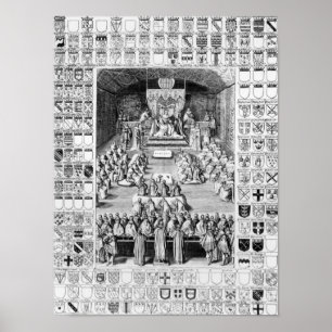 Charles I in the House of Lords Poster