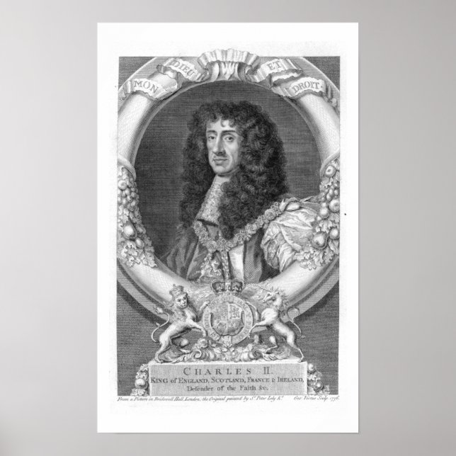 Charles II (1630-85) King of Great Britain and Ire Poster (Front)