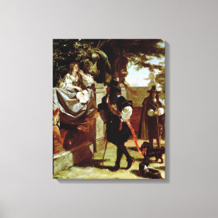 Charles II  and Nell Gwynne Canvas Print