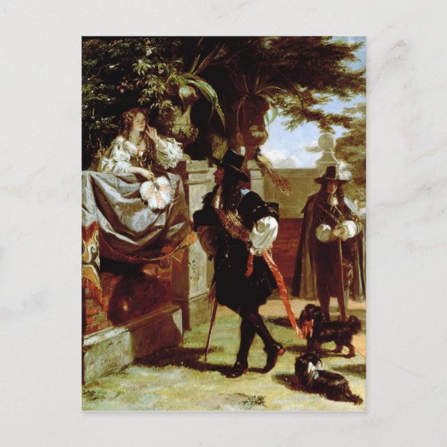 Charles II  and Nell Gwynne Postcard (Front)