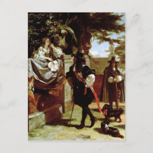 Charles II and Nell Gwynne Postcard