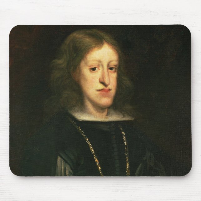 Charles II  of Spain Mouse Mat (Front)