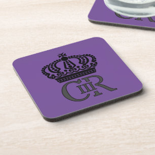 Charles III Cork backed Coasters