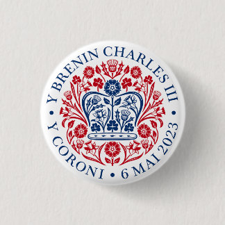 Charles III Coronation 3 Cm Round Badge