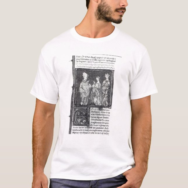 Charles III  the Simple with his wife and his T-Shirt (Front)