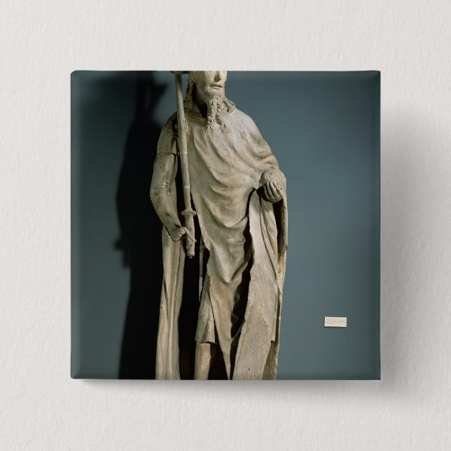 Charles IV Holy Roman Emperor 15 Cm Square Badge (Front)