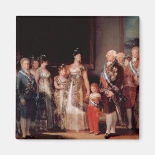 Charles IV of Spain and His Family - Goya Magnet
