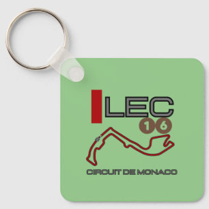 Charles Leclerc, Formula 1, Monaco Grand Prix Key Ring
