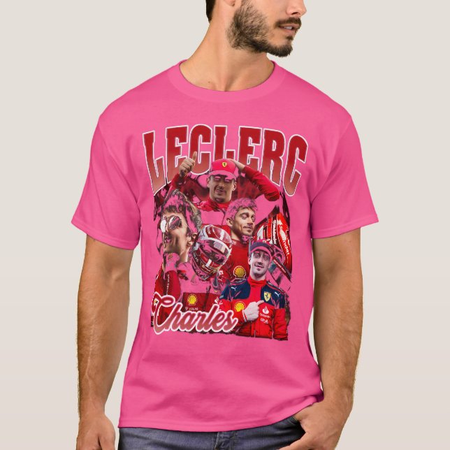 Charles Leclerc Vintage Bootleg T-Shirt (Front)