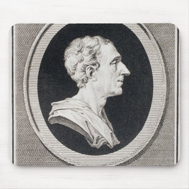 Charles Louis de Secondat, Baron de Montesquieu Mouse Mat (Front)