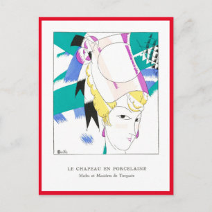 Charles Martin Fashion Holiday Postcard