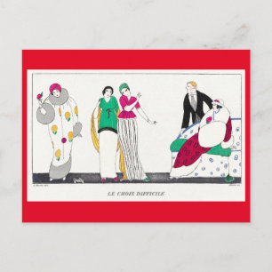 Charles Martin Fashion Holiday Postcard