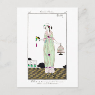 Charles Martin Fashion Holiday Postcard