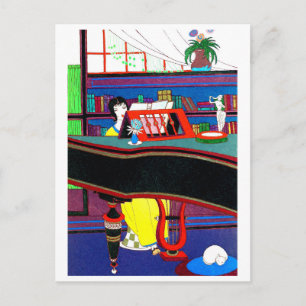 Charles Martin Fashion Holiday Postcard