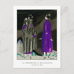 Charles Martin Fashion Holiday Postcard