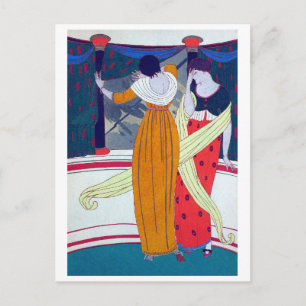 Charles Martin Fashion Holiday Postcard