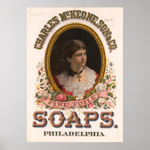 Charles McKeone, Son & Co., Antique Soap Ad Poster