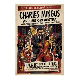 Charles Mingus Orchestra Poster