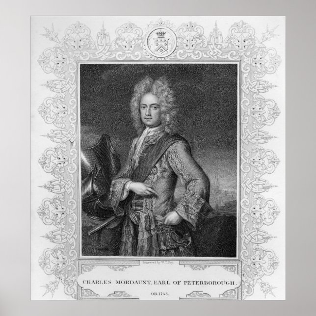 Charles Mordaunt, Earl of Peterborough Poster (Front)