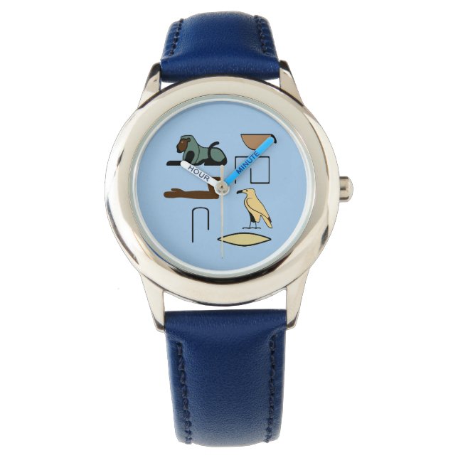 Charles Name in Hieroglyphs symbols of ancient Egy Watch (Front)