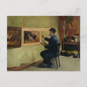 Charles Philippe Gevens, father-in-law of artist Postcard