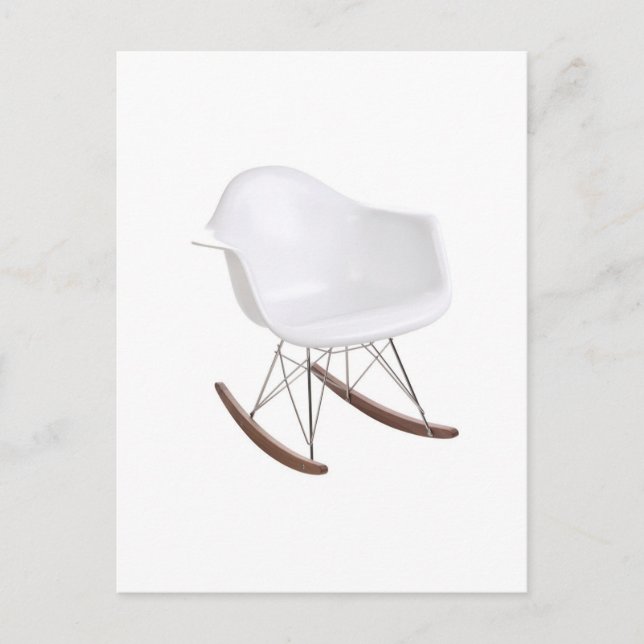 Charles & Ray Eames Shell Eiffel Rocking Chair Postcard (Front)