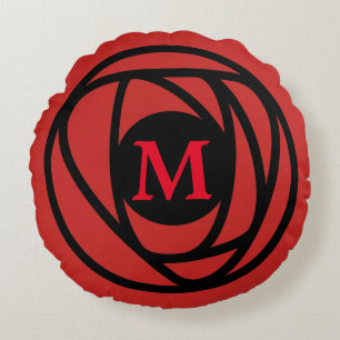 Charles Rennie Mackintosh Arts & Crafts Style Rose Round Cushion