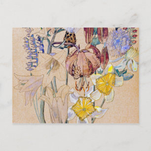 Charles Rennie Mackintosh - Mont Louis - Flower Postcard