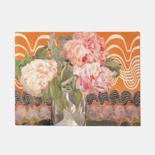 Charles Rennie Mackintosh - Peonies Doormat