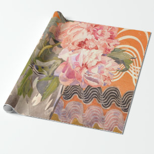 Charles Rennie Mackintosh - Peonies Wrapping Paper