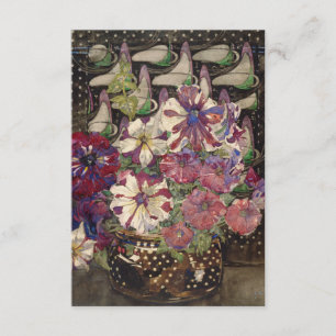Charles Rennie Mackintosh - Petunias Enclosure Card