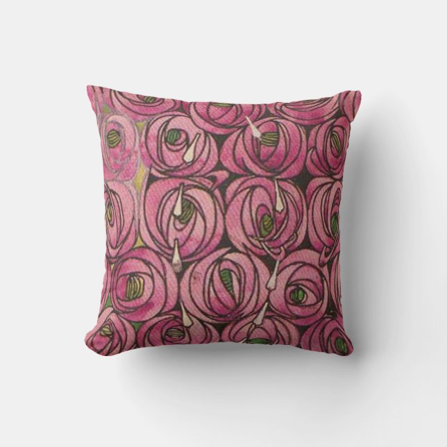 Charles Rennie Mackintosh - Roses Cushion (Front)